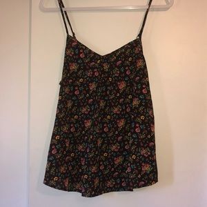 🛍 Brown, floral, flowy cami